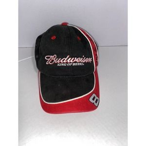 Budweiser King of Beers Dale Jr #8 Cap, Chase Authentics Nascar Adjustable Hat